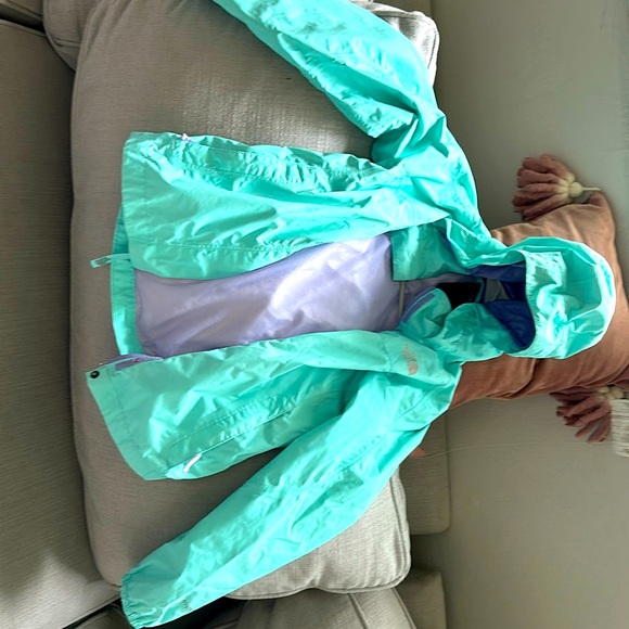 girls size S 7/8 North Face raincoat - Picture 1 of 8